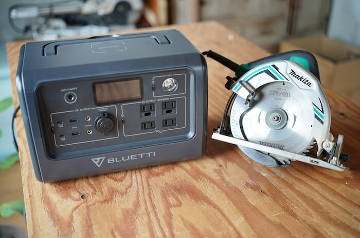 電源がない場所・屋外でのDIYにポータブル電源が思っていたより結構使える！？
